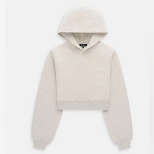 Madhappy Women's Cream Cropped Hoodie Sweater